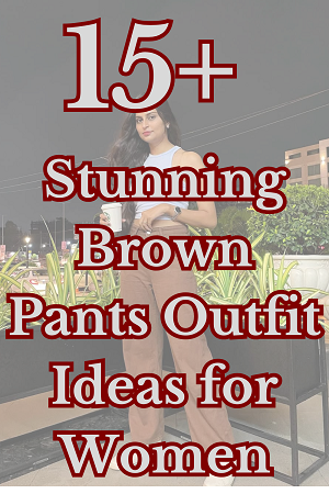 Brown Pants Outfits Ideas for Women