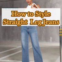 How to Style Straight Leg Jeans