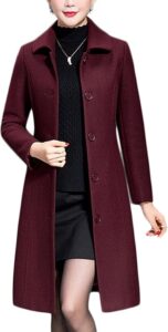 Elegant Wool Trench Coat