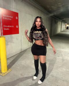 Vintage Band Tee and Mini Skirt Combo for Concert