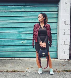 Casual Dress with Sneakers