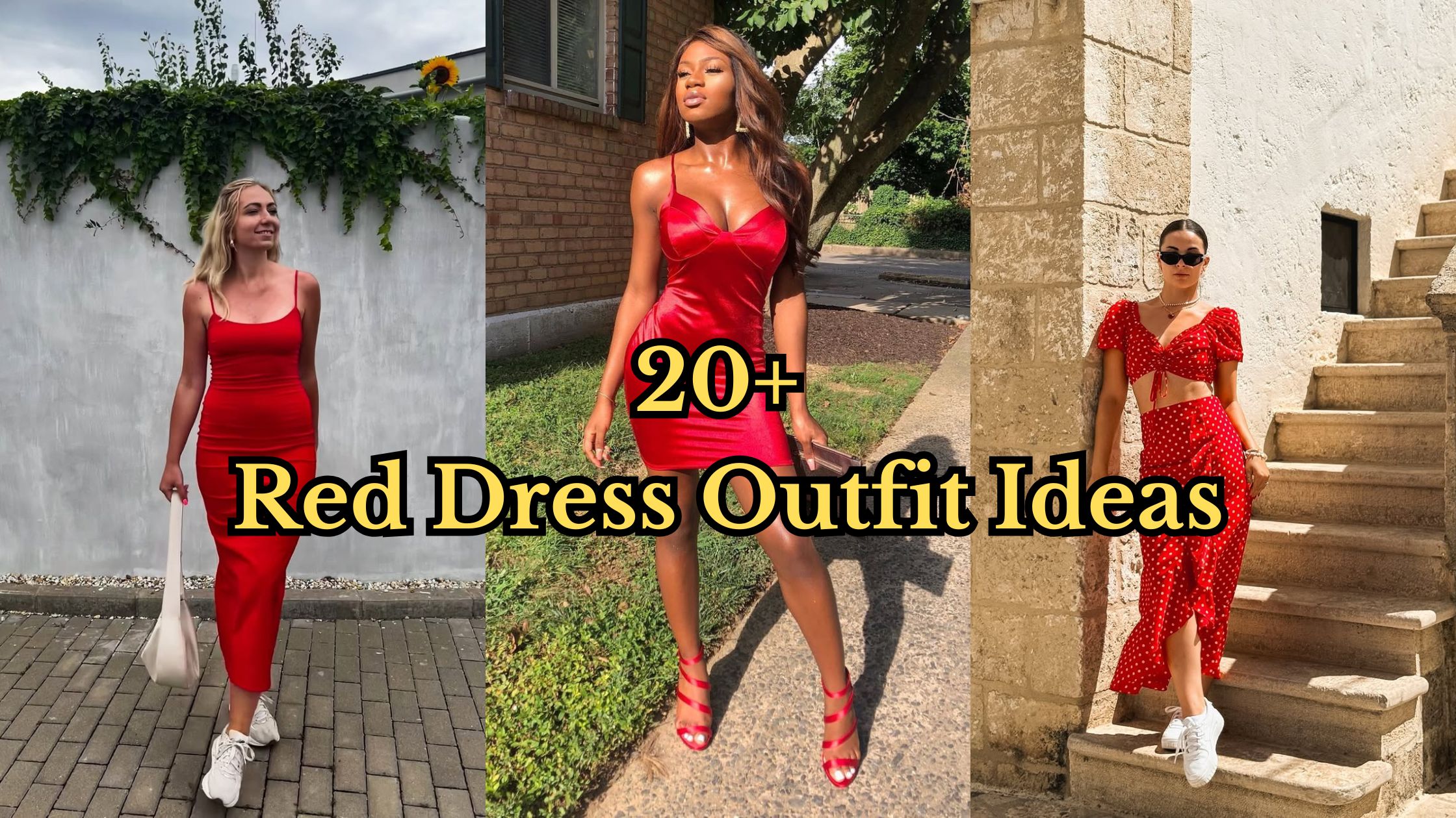Red Dress Outfit Ideas
