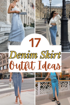 Denim Skirt Outfit Ideas