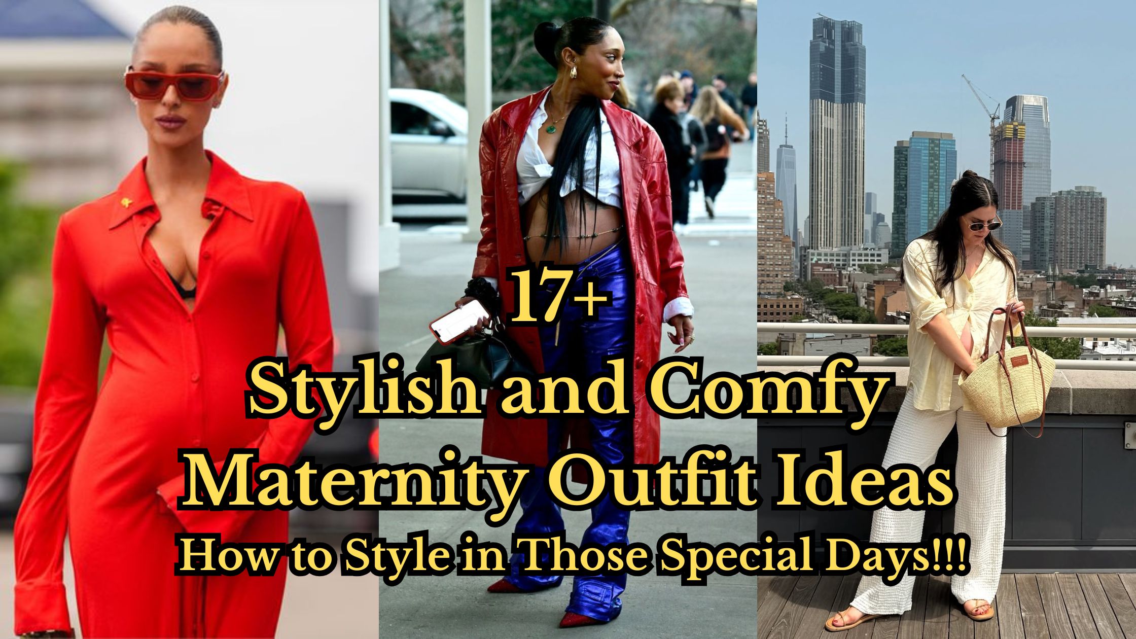 Stylish and Comfy Maternity Outfit Ideas