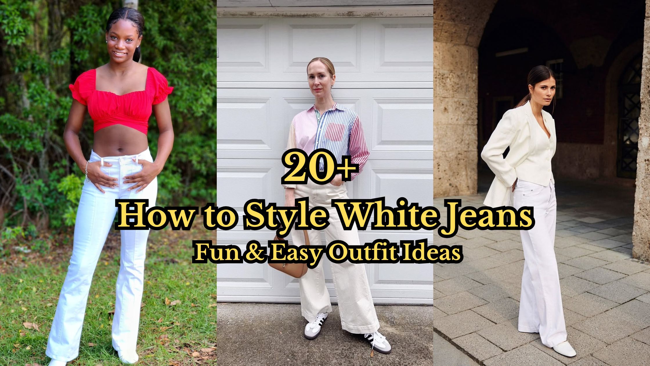 How to Style White Jeans