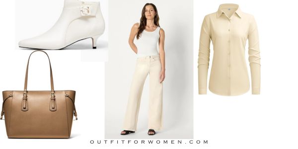 How to Style Wide Leg Jeans with Ankle Boots
