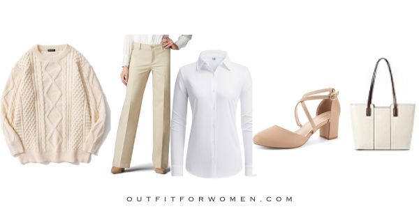 Pairing a Pullover Sweater with Trousers