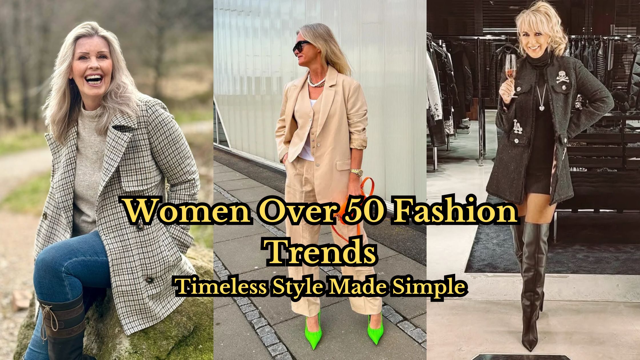 Women Over 50 Fashion Trends