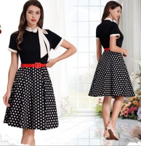 black and white outfit for party for women