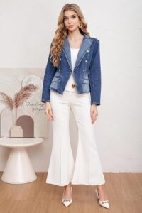 What to Wear with Denim Blazer