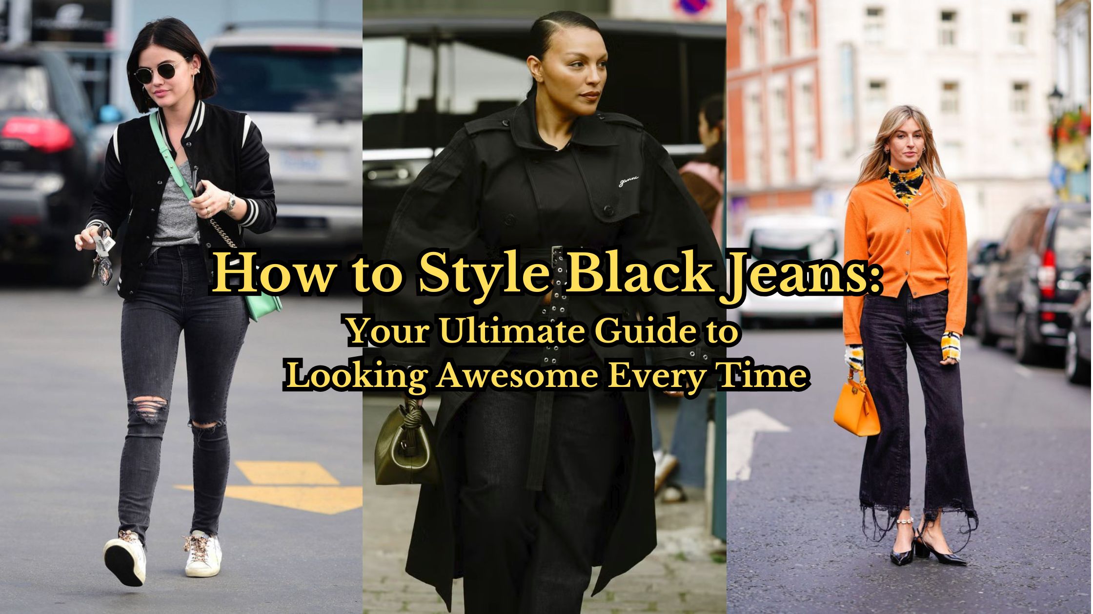 How to Style Black Jeans
