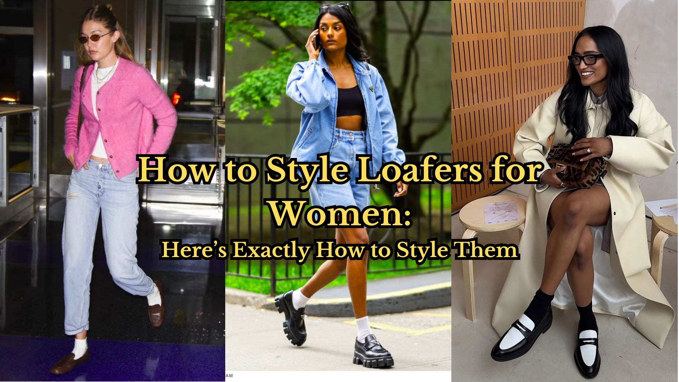 How to Style Loafers for Women