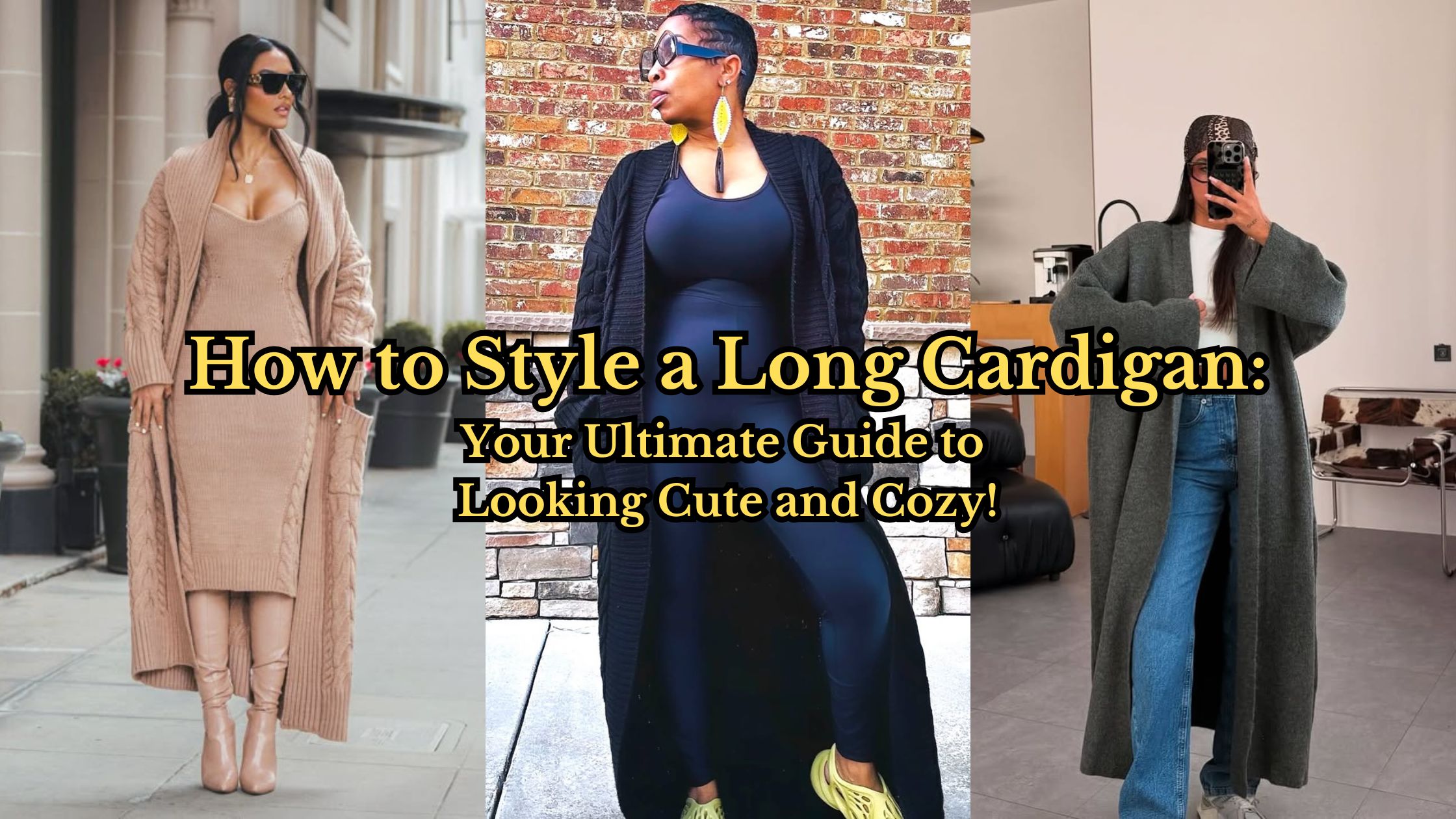 How to Style a Long Cardigan