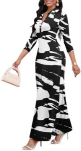 black and white outfit for party for women