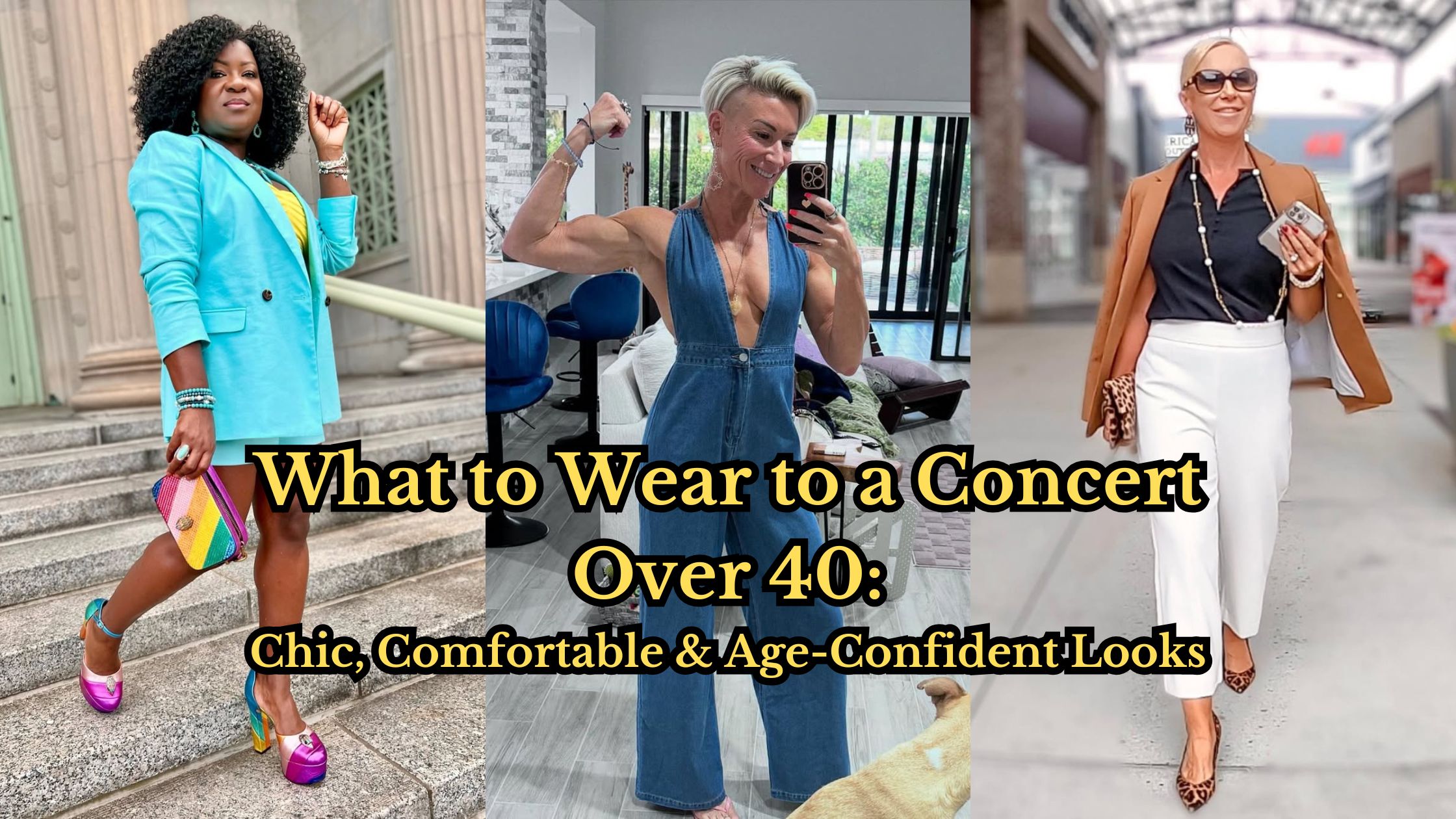 What to Wear to a Concert Over 40