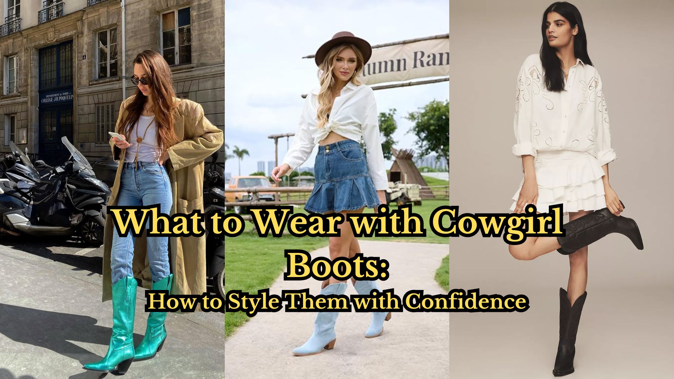 What to Wear with Cowgirl Boots How to Style Them 2025-2026