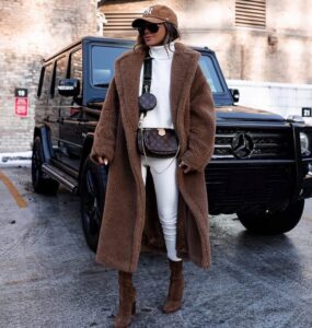 How to Style Teddy Coat for Women