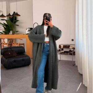 how to style long cardigan