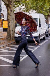 Rainy day outfit for women