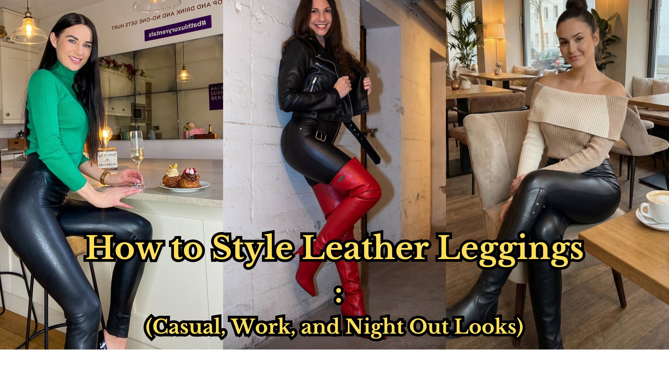 How to Style Leather Leggings for Casual, Work, and Night Out Looks
