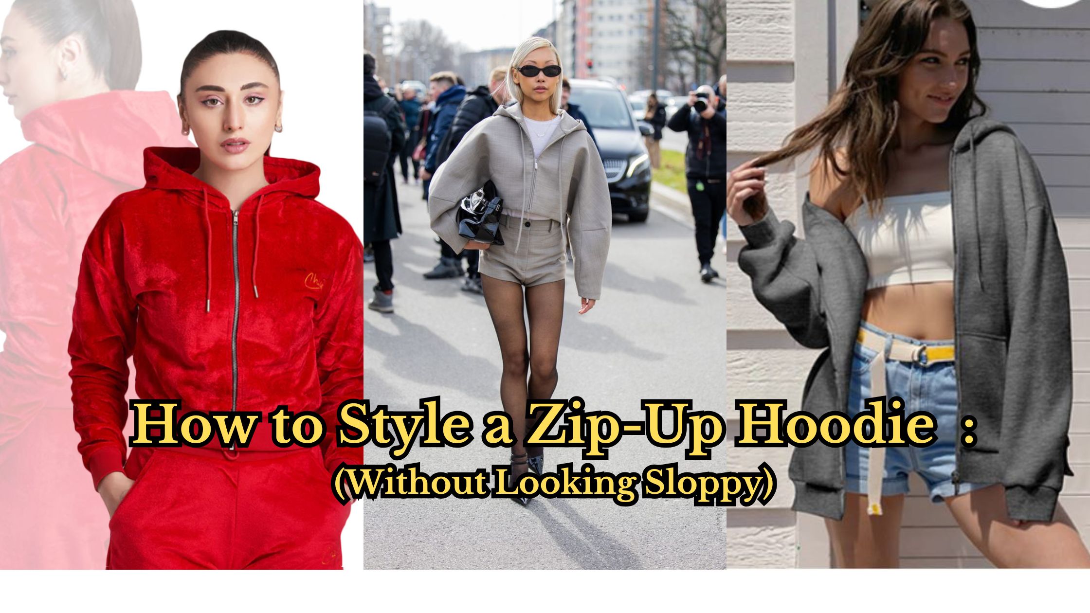 How to Style a Zip Up Hoodie Without Looking Sloppy