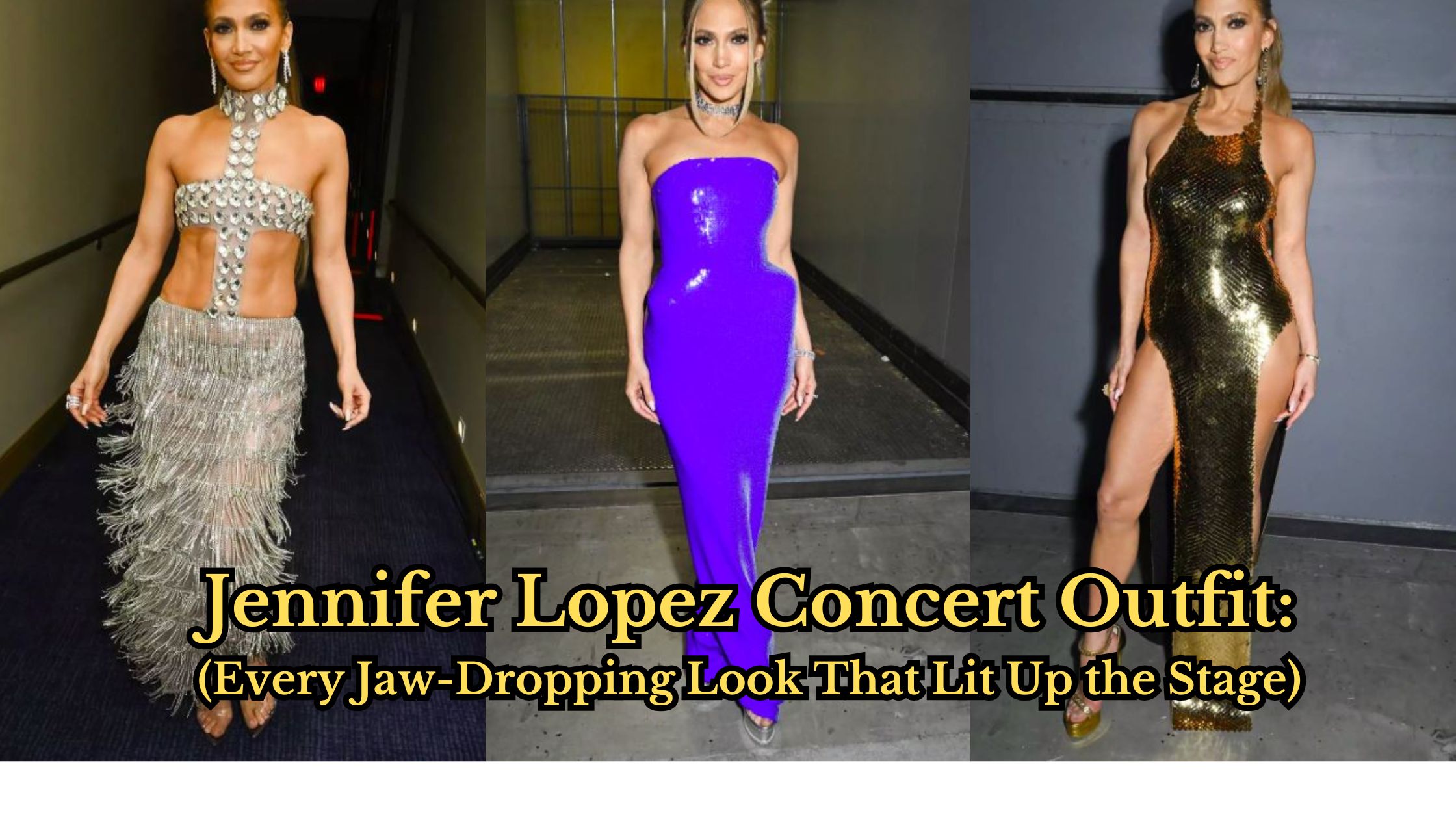 Jennifer Lopez Concert Outfit