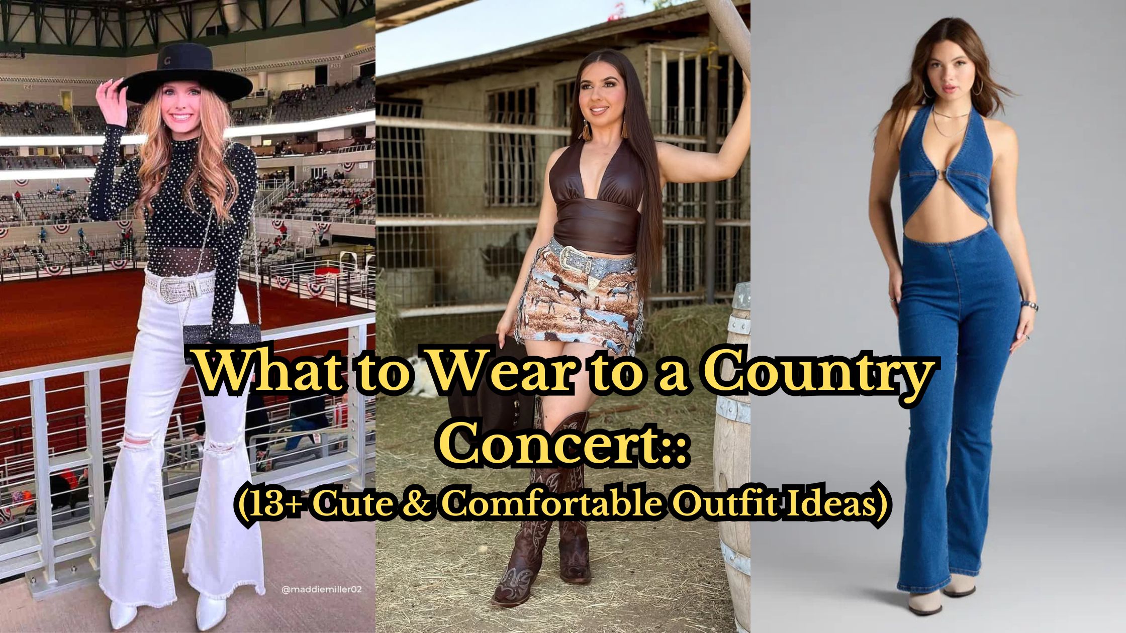 What to Wear to a Country Concert