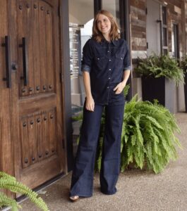 How to Style Dark Denim for Women