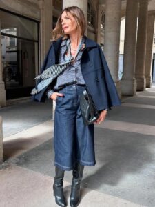 How to Style Dark Denim for Women