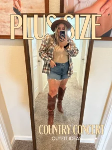plus size country concert outfit ideas