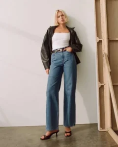 how to wear loose fit jeans